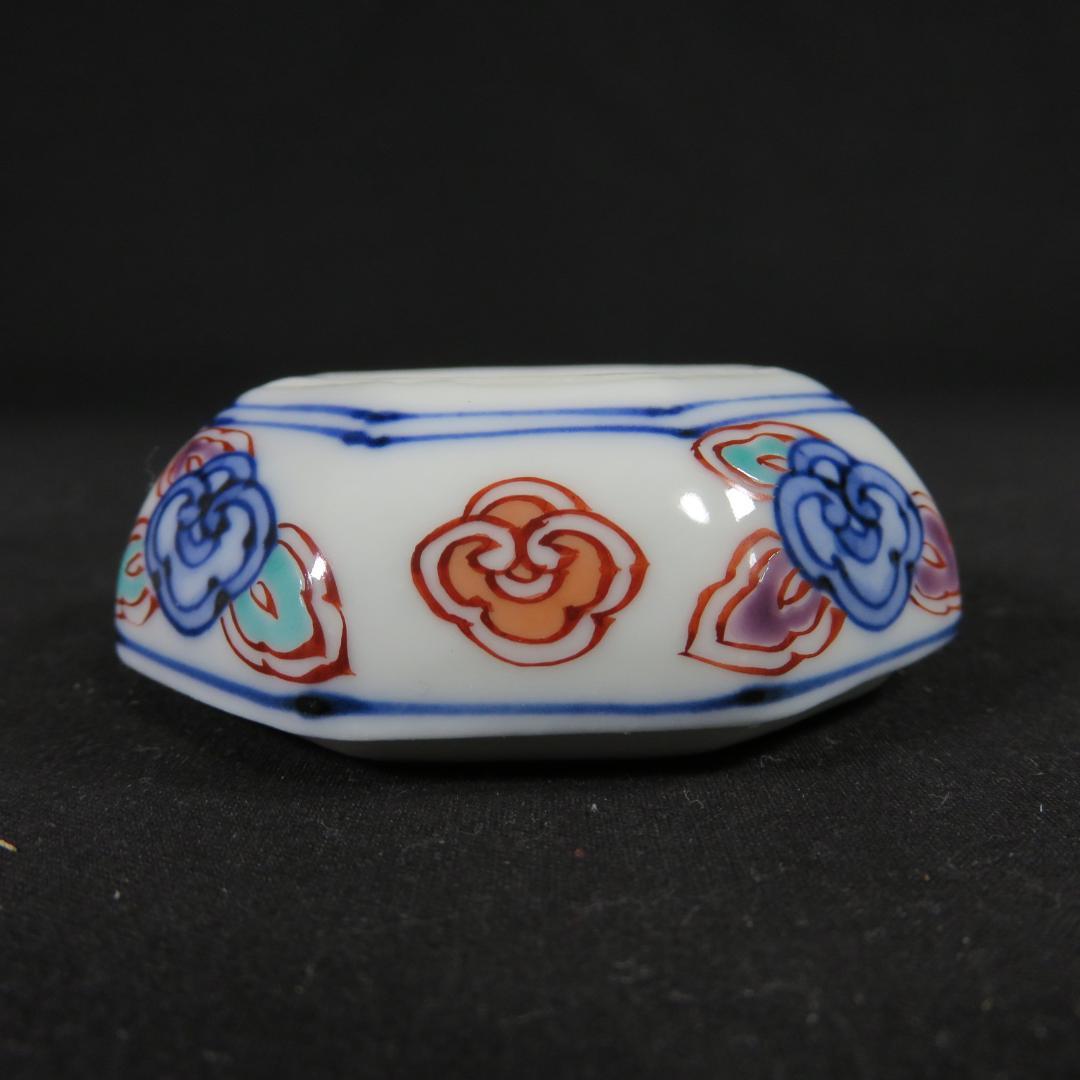 八角馬 香合 銘 新品 高野昭阿弥 木箱 共箱 茶道具