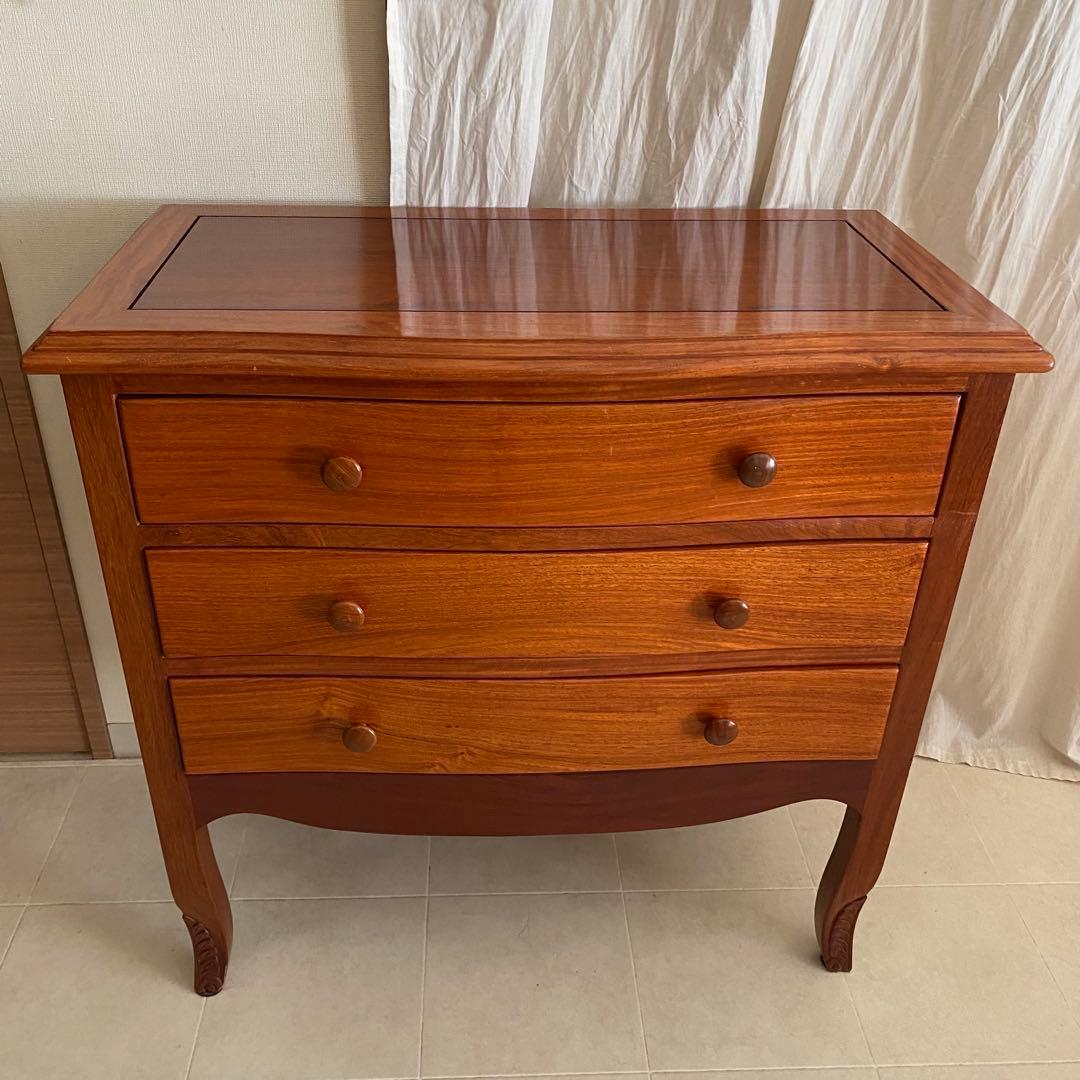 唐木家具　アンティーク　チェスト　無垢材　中国　花梨　伝統　北欧　棚　コンソール