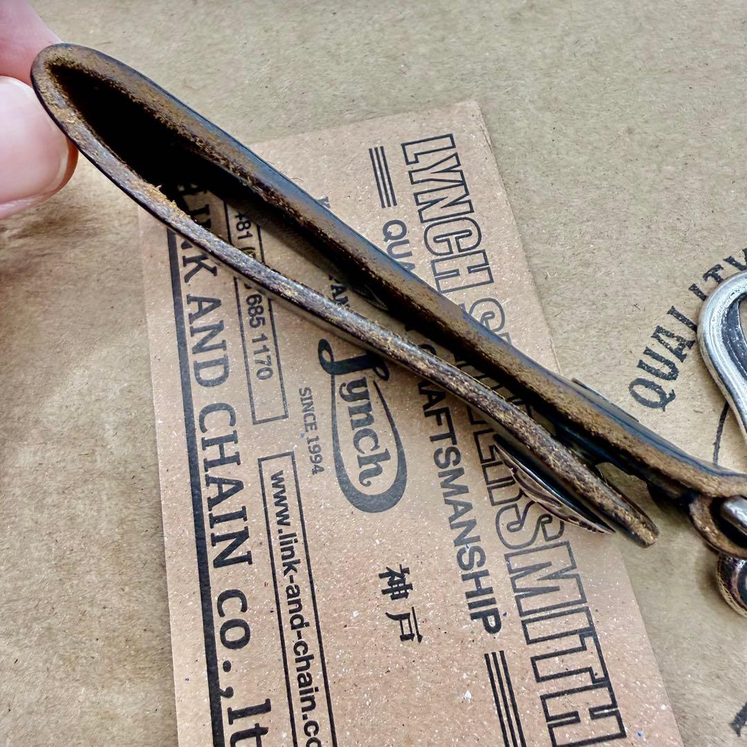 ギャラ付き　リンチシルバースミス　ベルトストラップ　gフック