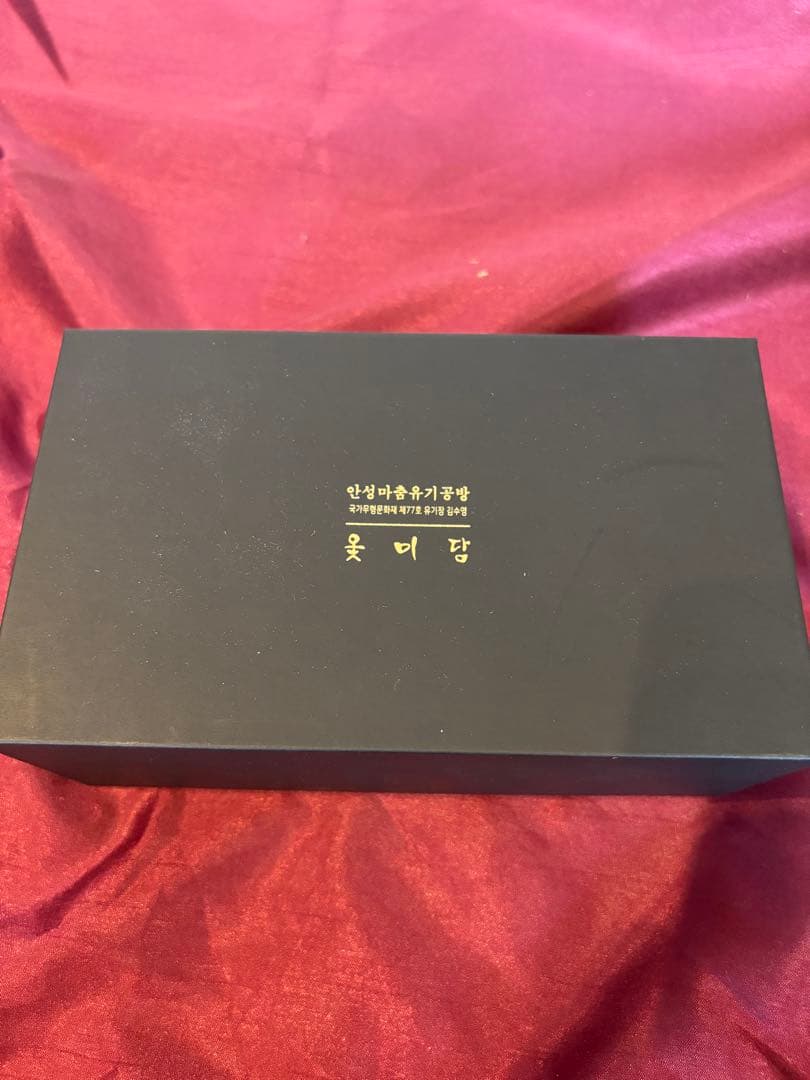 未使用 韓国伝統真鍮食器　箸 スプーン フォーク お茶碗 蓋 お皿 おちょこ