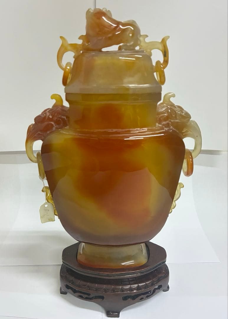 【希少】《中国美術》香炉 透彫 中国古玩