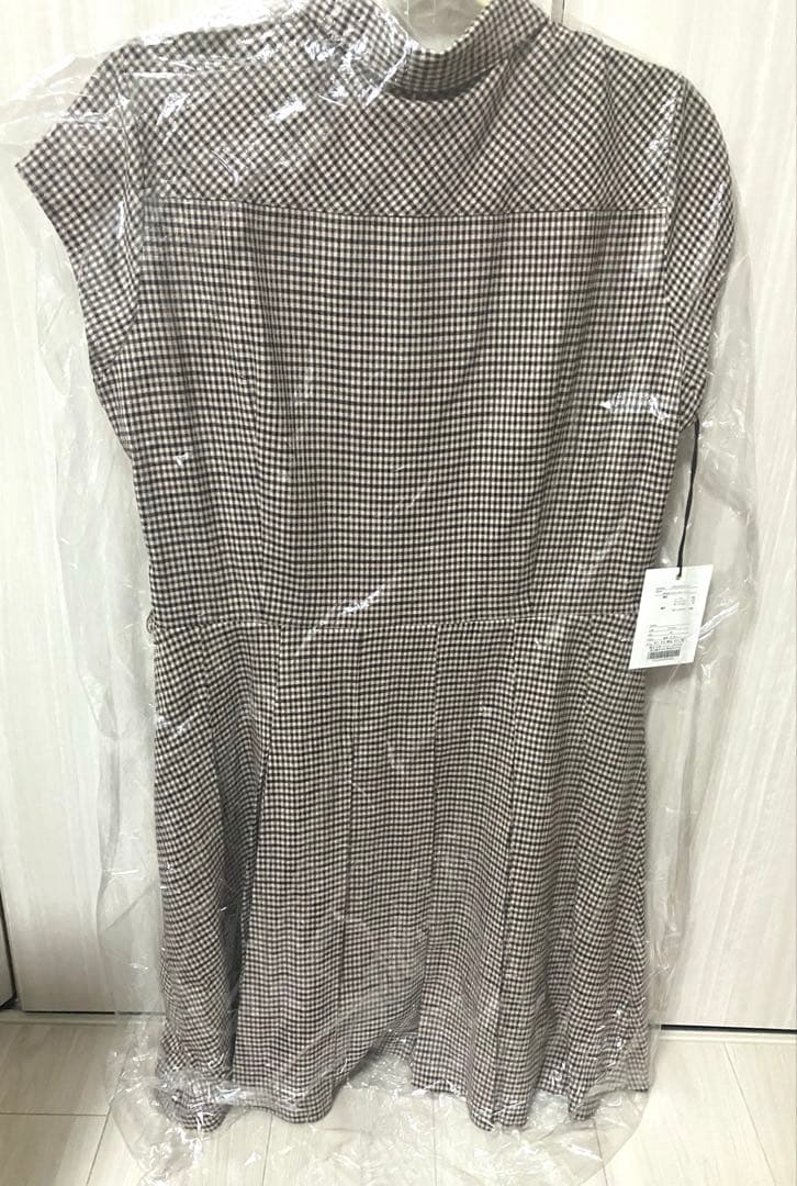 【新品未使用】Checked Shirt Mini Dress herlipto