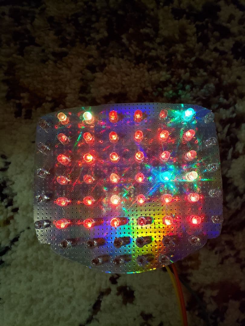 ホーク2 ホーク3 流れるようなLEDテールライト　テールランプ　基盤レインボー