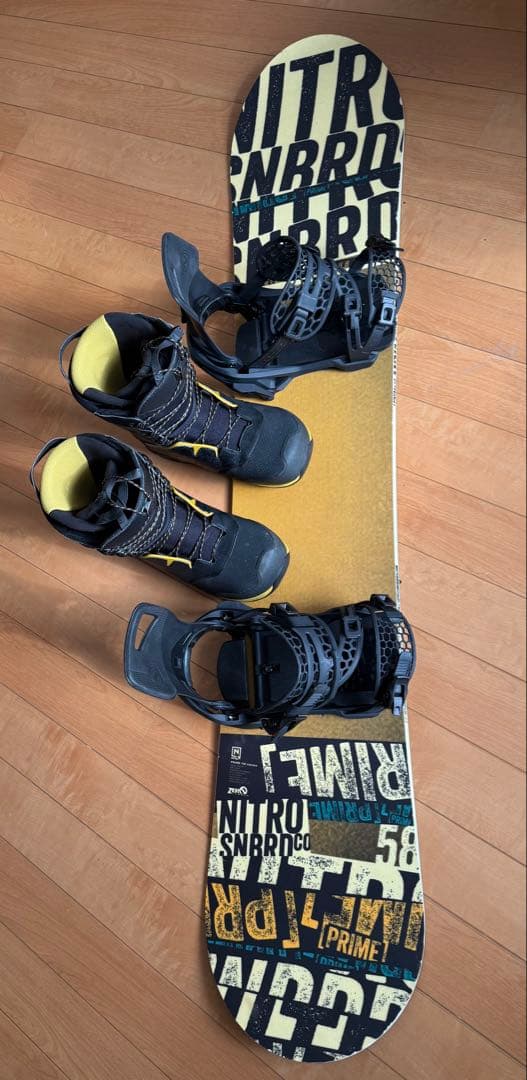 【札幌直接受取り限定】スノーボード3点セット　ブーツ サロモン 28cm