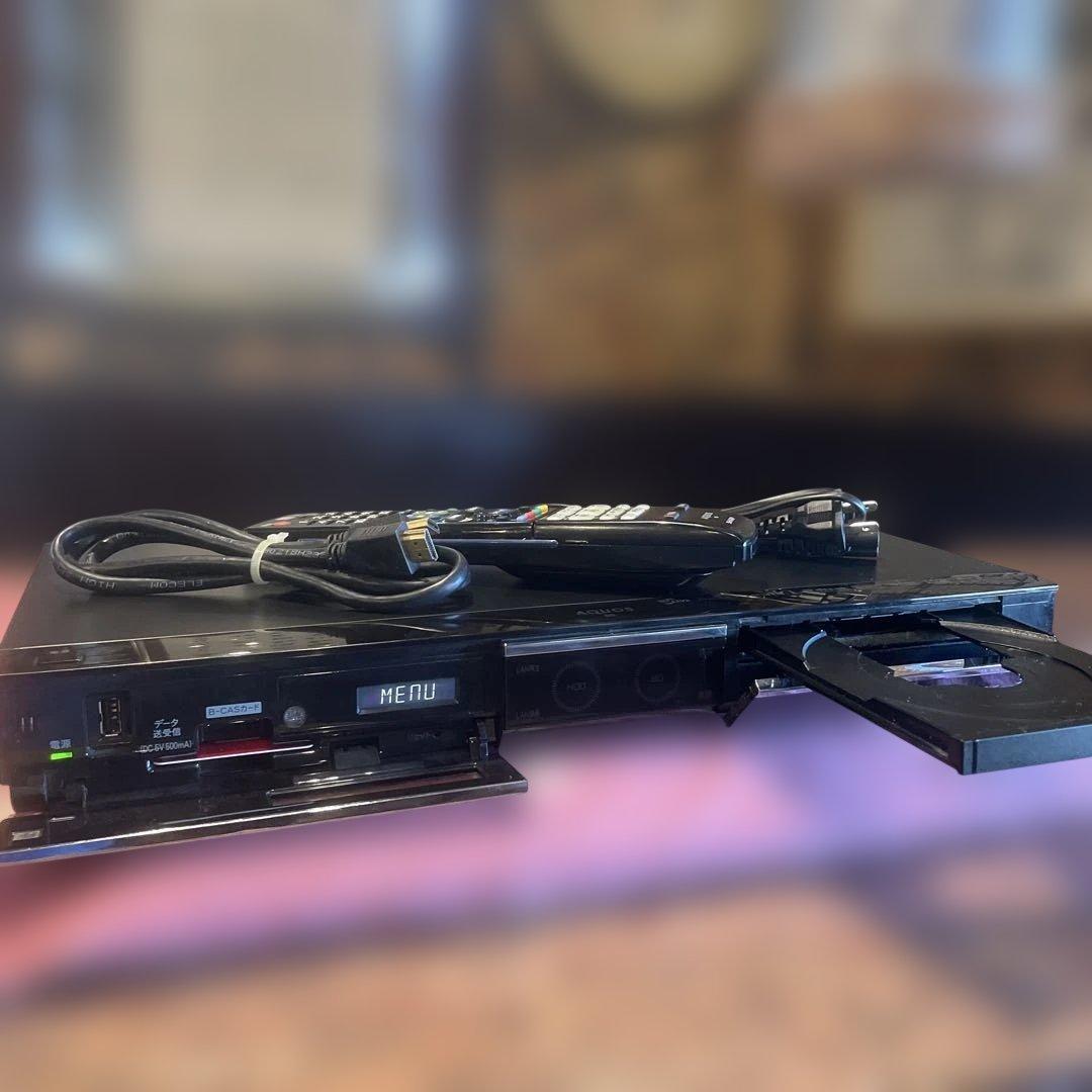 SHARP BD-HDW75 HDD/BD 2番組W録 500GBリモ等フル装備