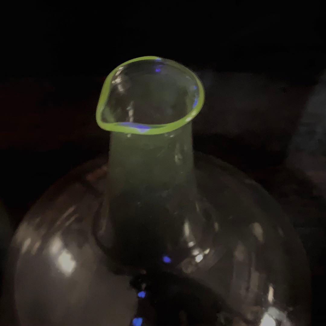 フラスコ形 ガラス 徳利 酒器 No.2 古道具 アンティーク