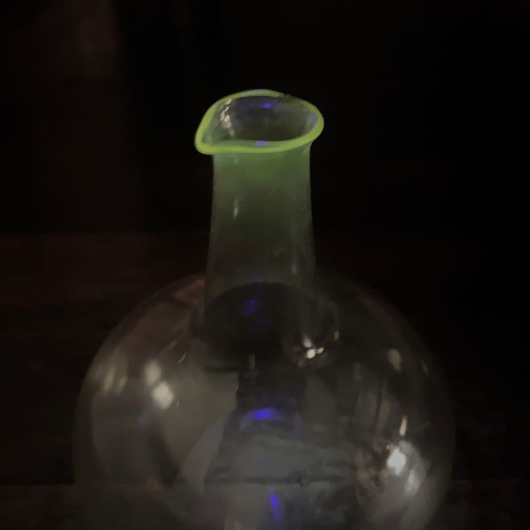 フラスコ形 ガラス 徳利 酒器 No.2 古道具 アンティーク