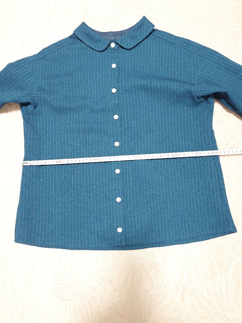 Marmot×四角友里コラボ ウィメンズシャツ＆ロングスカートトゥルーブルー