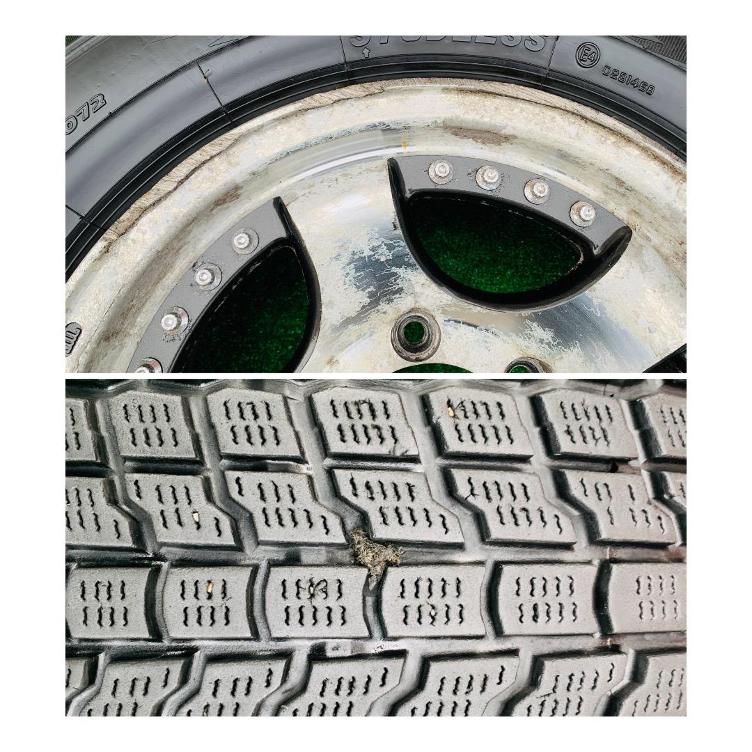 中古品 アルミ ホイール◆15インチ◆205/70R15◆06年 スタッドレス