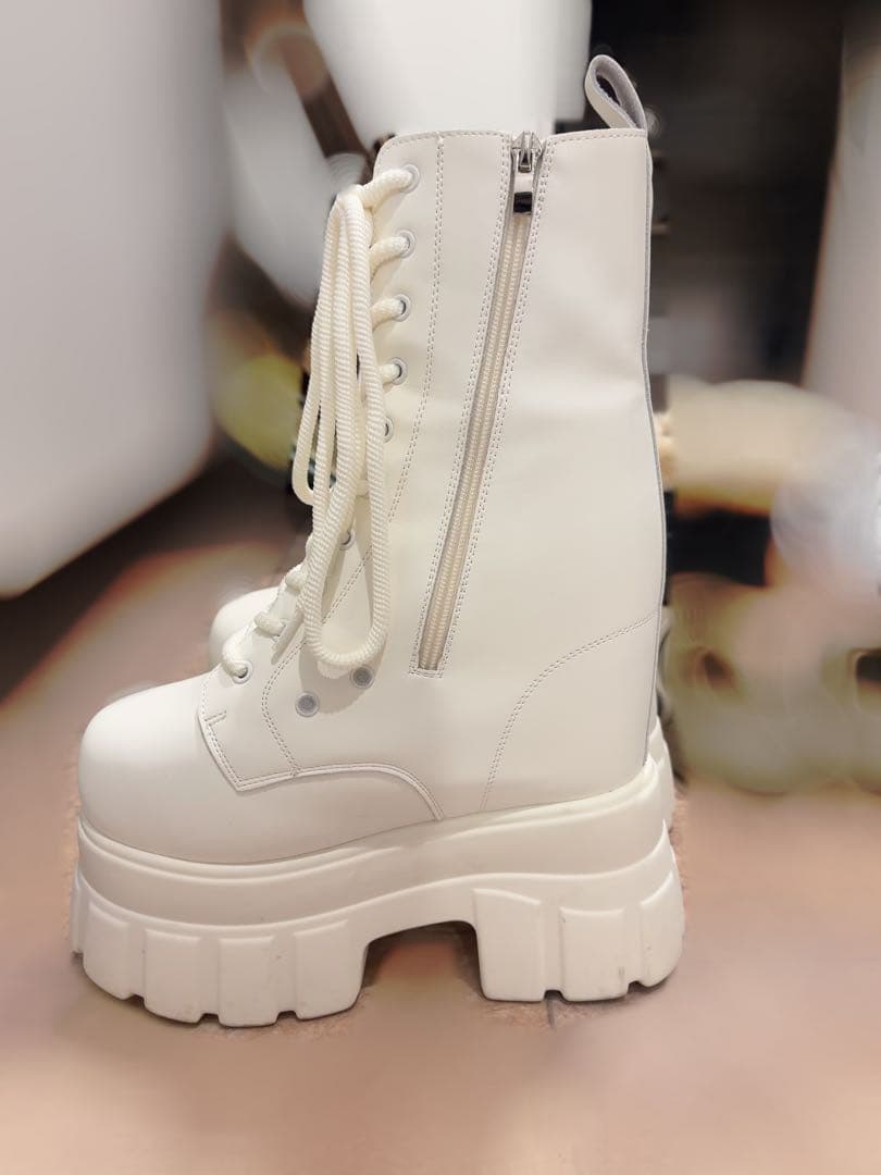 22cm コスプレ 厚底 ブーツ シークレットブーツ 男装 タオバオ 淘宝網