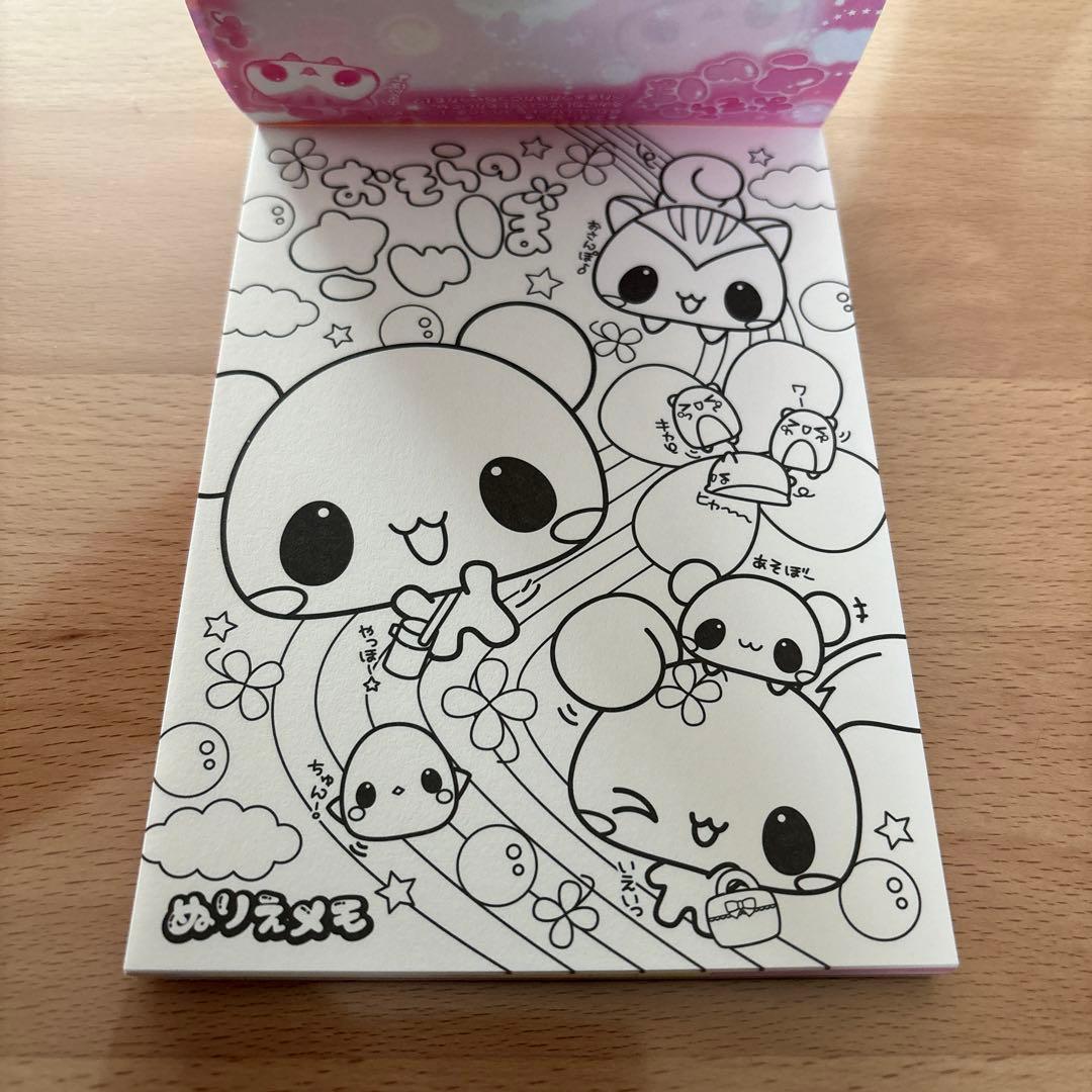 CUTE MIX スーパーぬりえメモ 平成レトロ メモ帳 ミニメモ レター 手紙