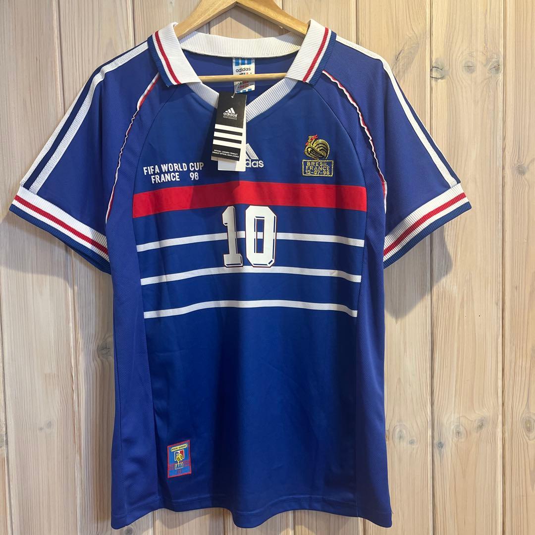フランス代表 98年ワールドカップ シャツ 10 ZIDANE ヴィンテージユニ