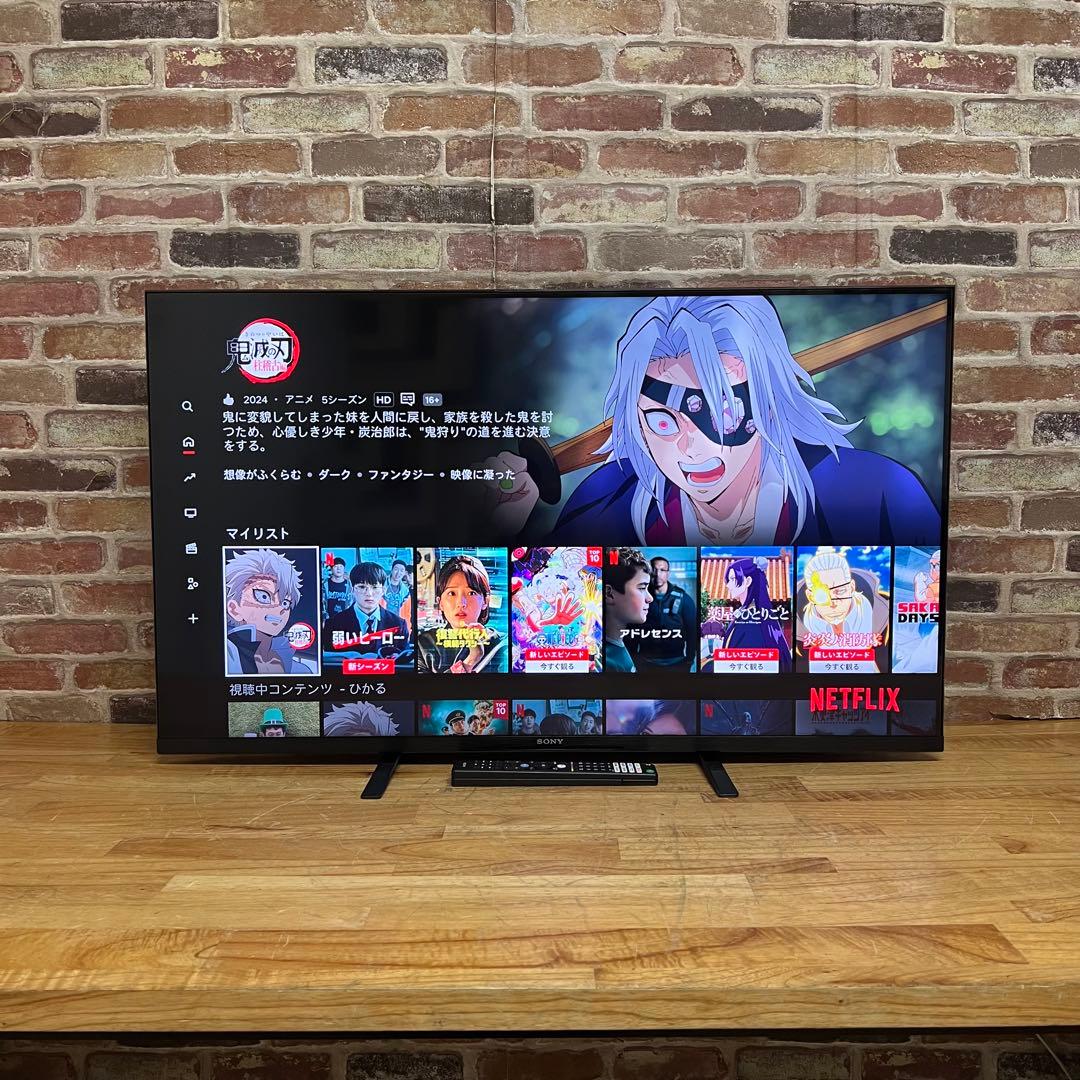 SONY 43V型 4K 液晶テレビ BRAVIA KJ-43X85J 22年製