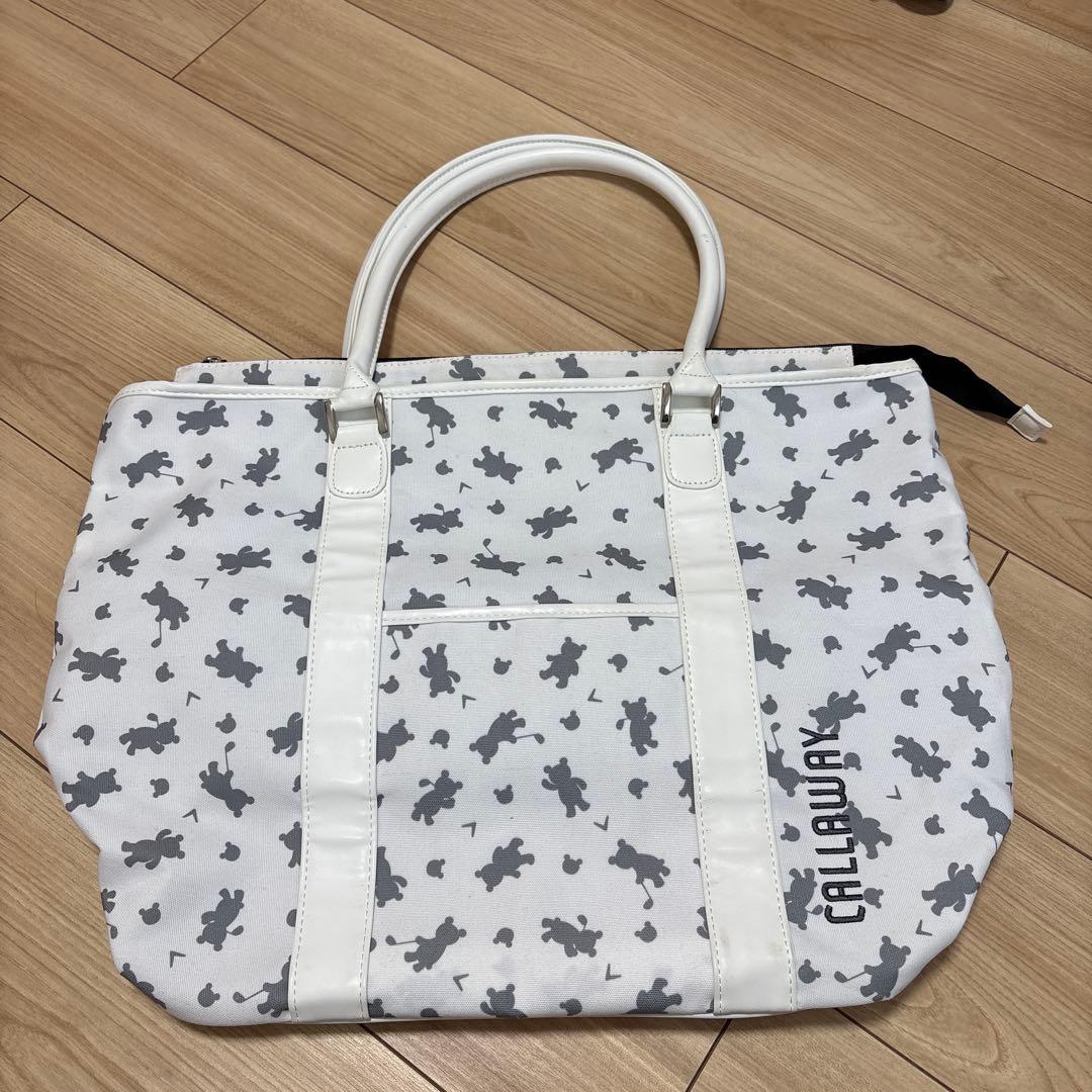 キャロウェイ　キャディバッグ&ボストンバッグ レディース　ベアー総柄8.5型