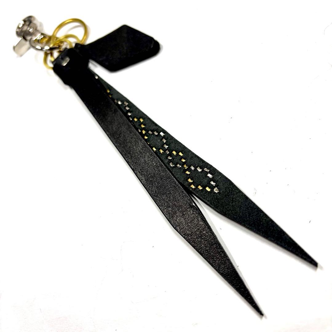 A【オーダーページ】レザースタッズキーホルダー 国産レザー