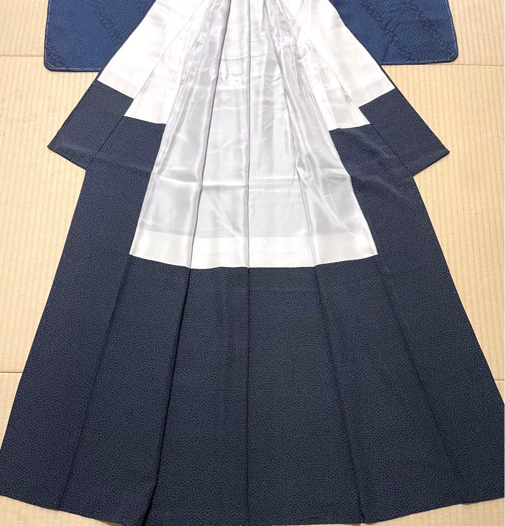 江戸小紋 藍染 付け下げ小紋