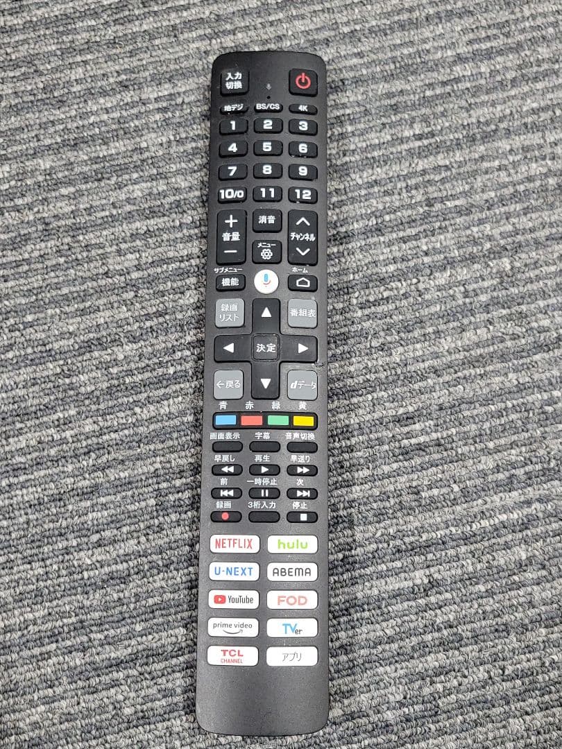 TCL スマートテレビ 4K液晶カラーテレビ 43V6B 2024年製 43V型