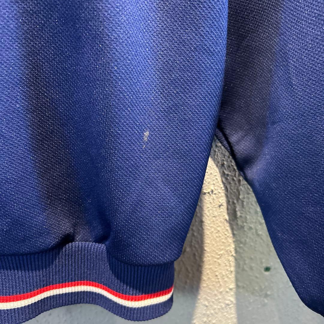 #247 80s adidas デサント　トラックジャケット　Lネイビー