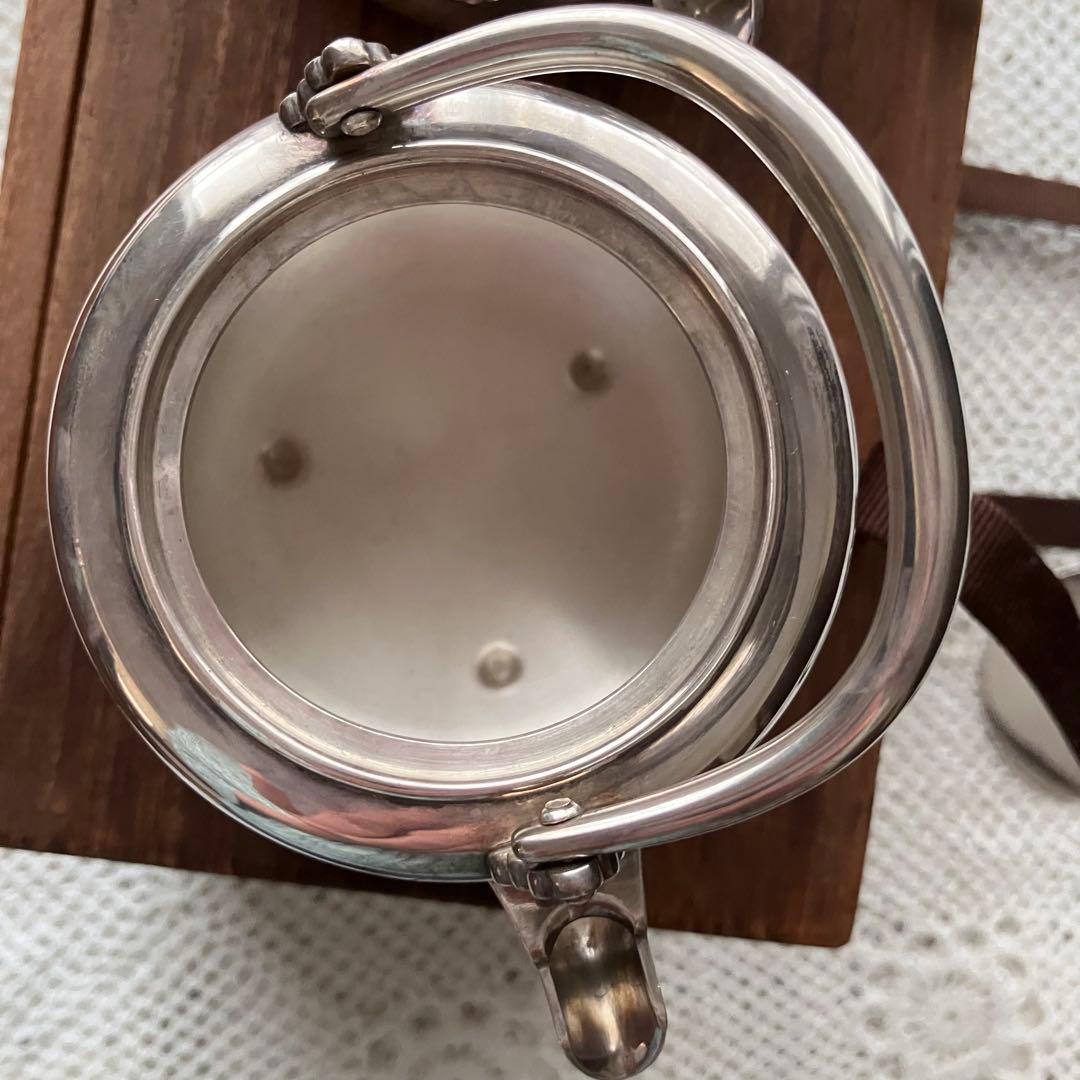 銀製 酒次 酒注 一対 中川浄益 夕顔