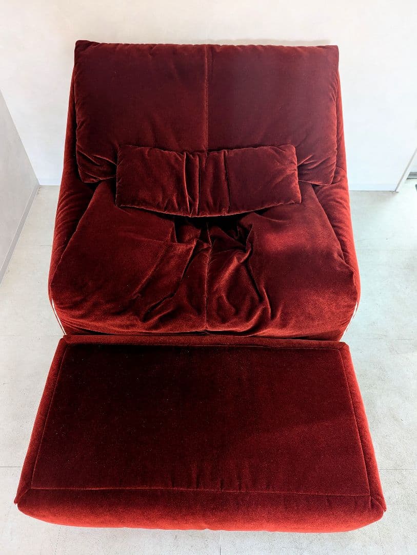 極上品　【ligne roset】リーン ロゼ プリューミー　1Pソファ＆パフ