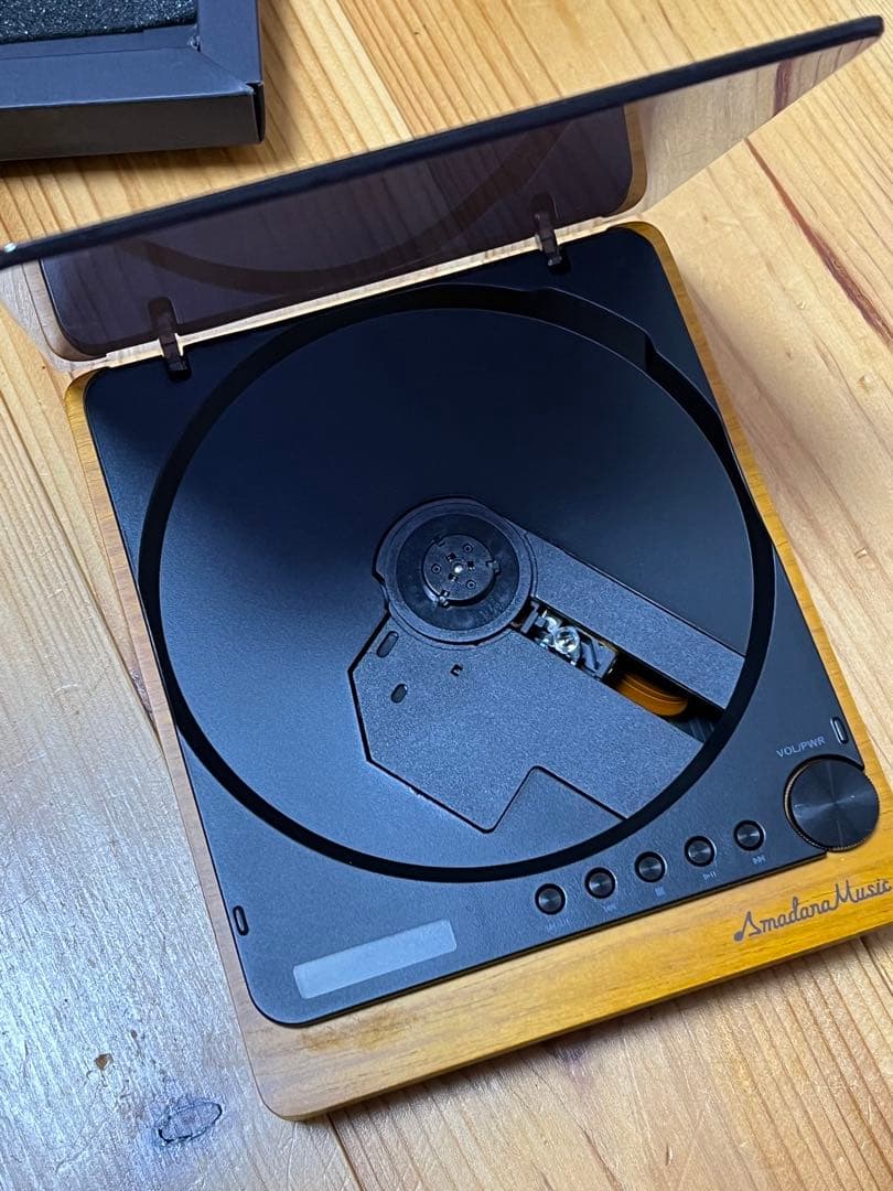 Amadana Music ポータブルCDプレーヤー　AM-PCD-101-S