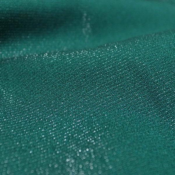 訪問着 袷 金彩加工 銀通し 手染め 緑 揚羽蝶 裄66 Ｌ 中古 sn1878