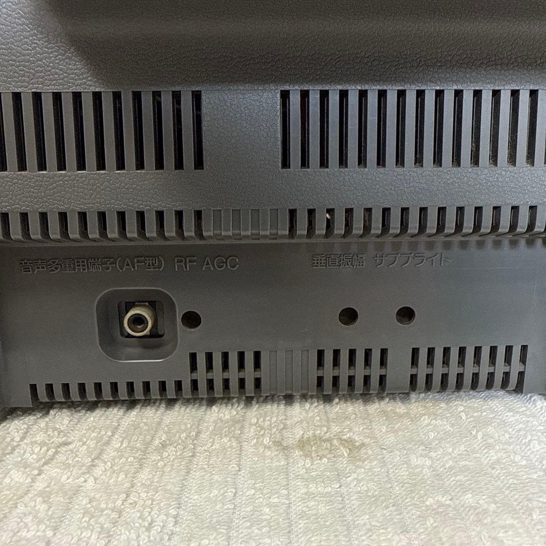 【昭和レトロ・動作品】NEC カラーテレビ CV-14H8型＋アンテナ セット