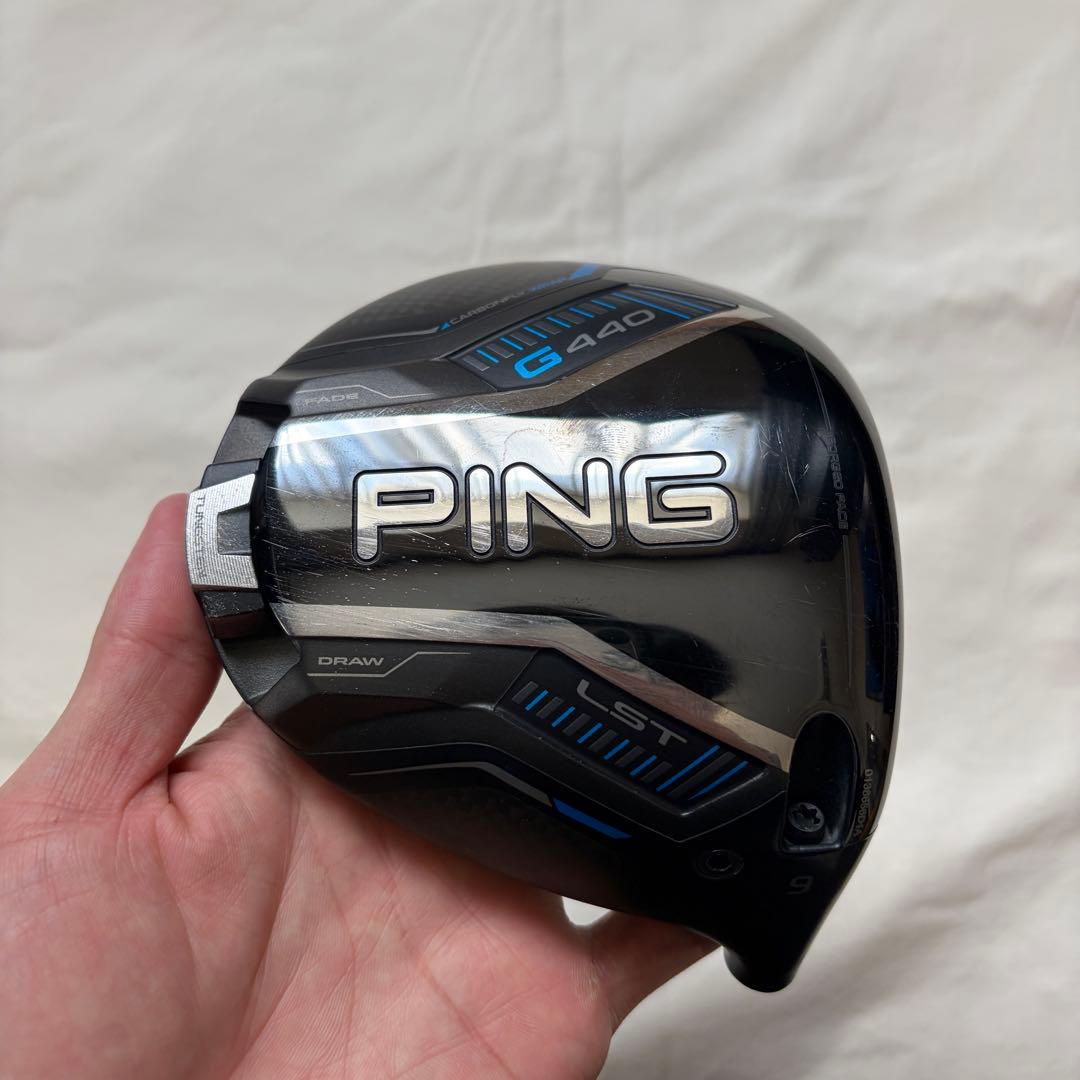 【美品】PING G440 LST 9° ドライバー （ヘッド+ヘッドカバー）