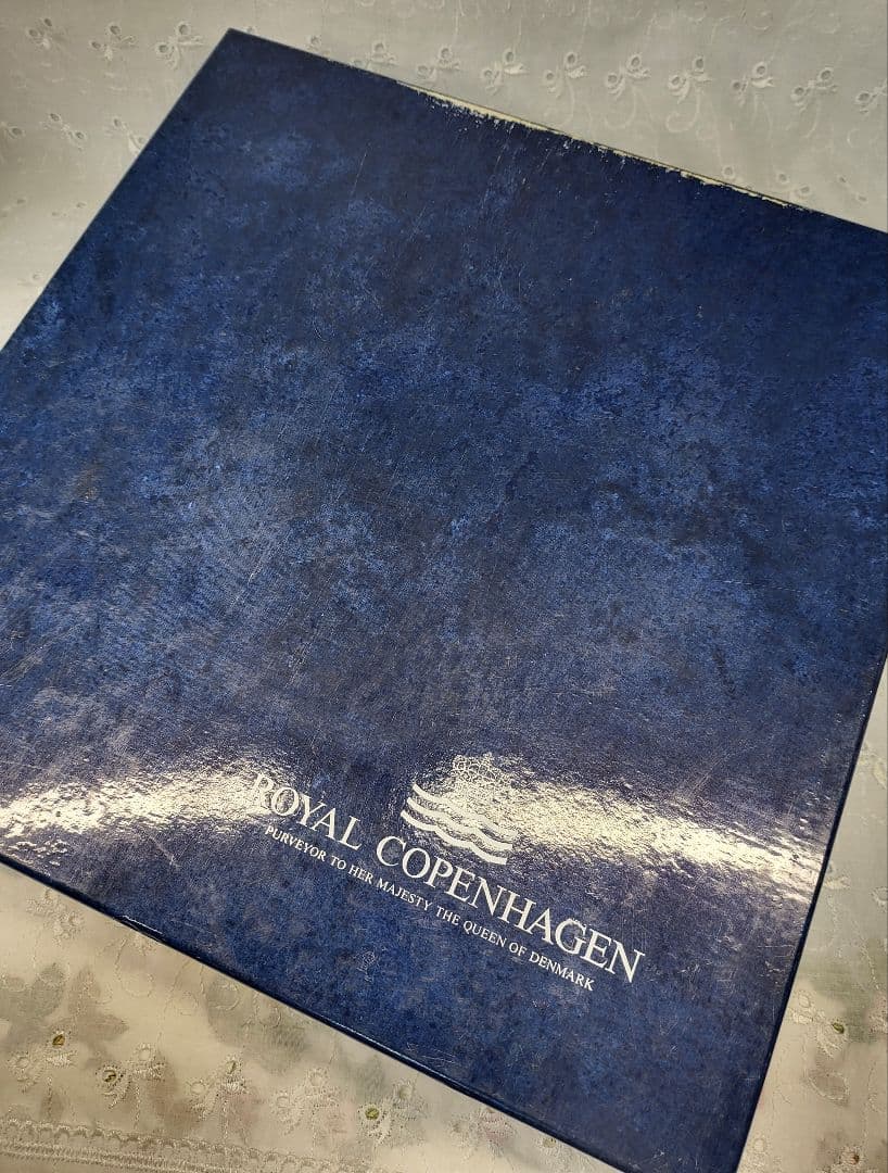 未使用✨ロイヤルコペンハーゲン ブルーフルテッド フルレース 大皿 プレート①箱