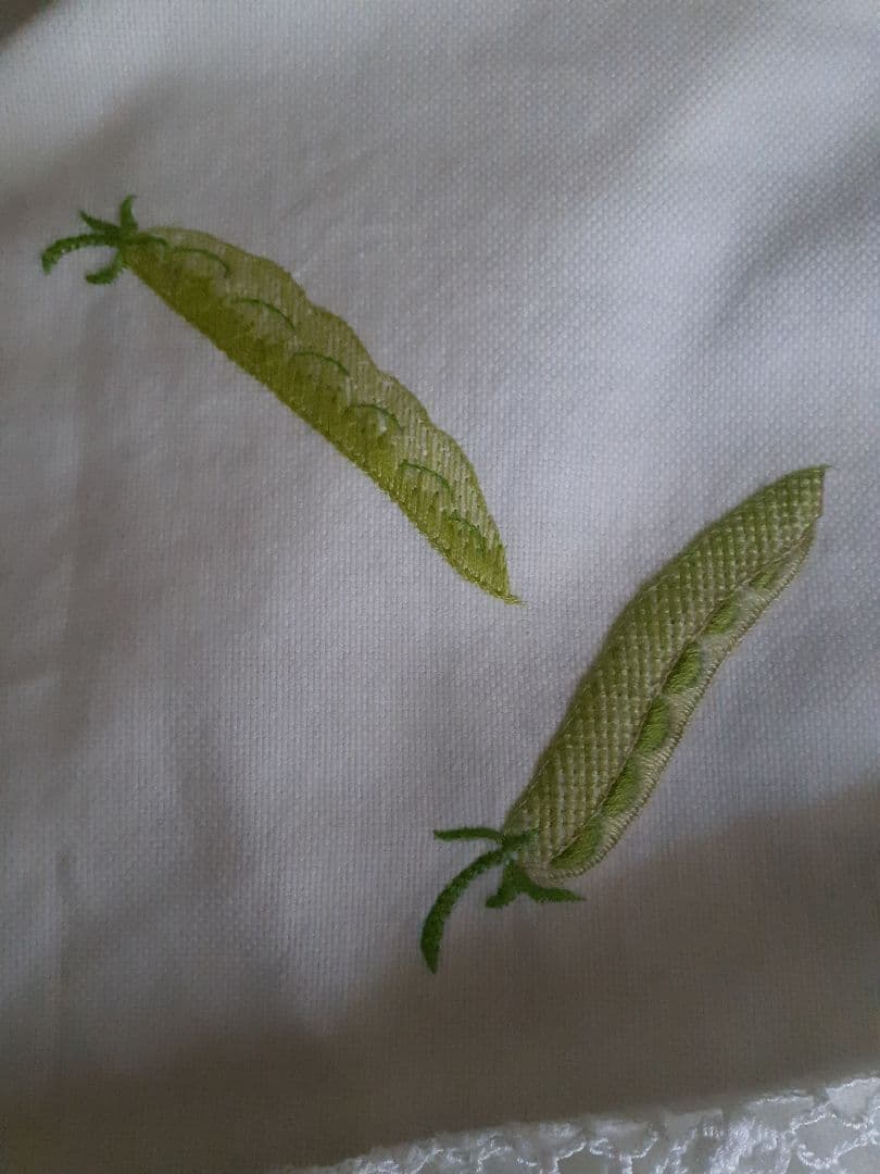 戸塚刺繍、新品未使用 西洋野菜刺繍 テーブルクロス( 大) 円形、長方形他