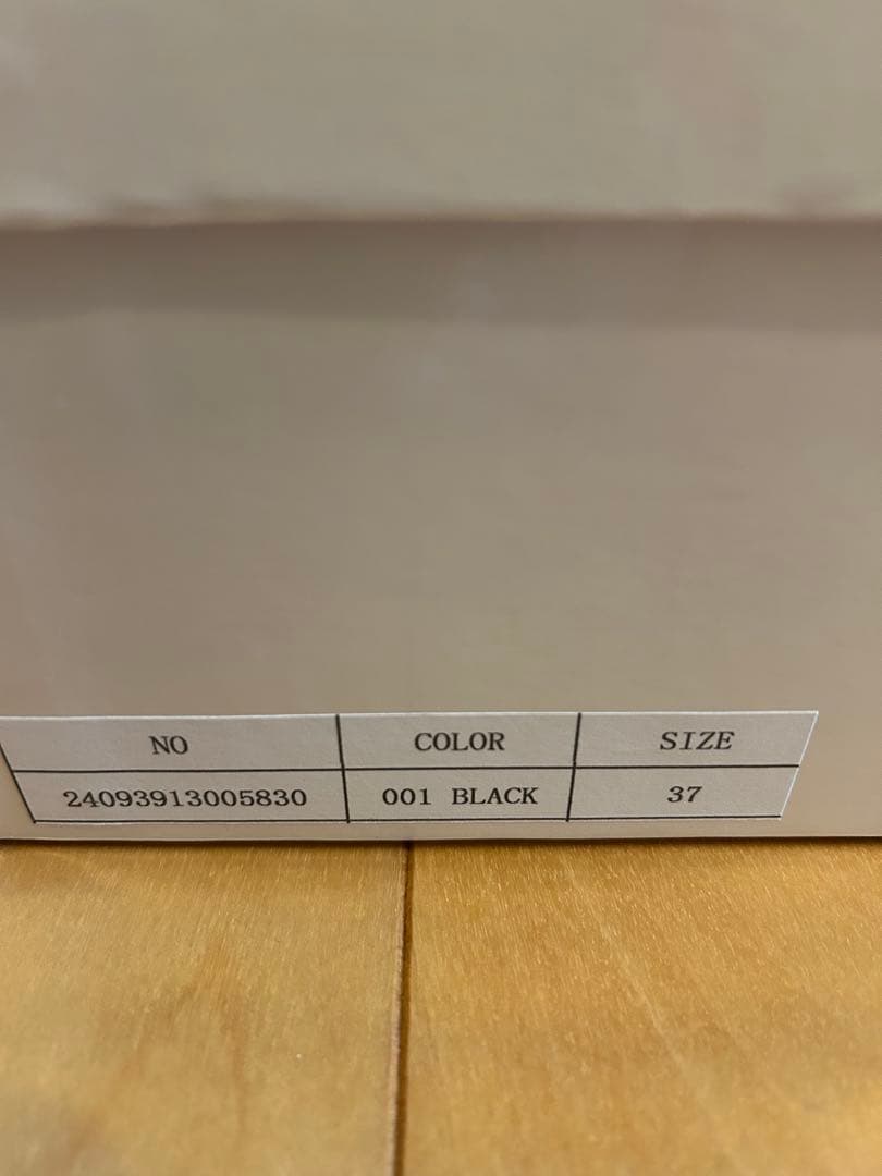 A　　新品未使用スローブイエナブラック サイドゴアブーツ 厚底37サイズ