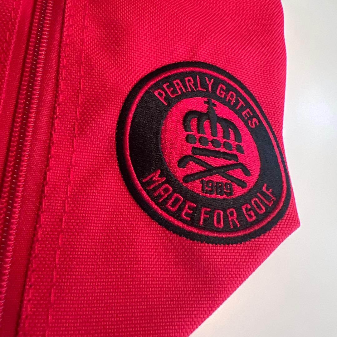 PEARLY GATES シューズケース 赤色