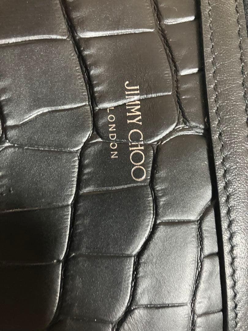 JIMMY CHOO クロコダイル風ボディバッグ　美品　値下げ不可