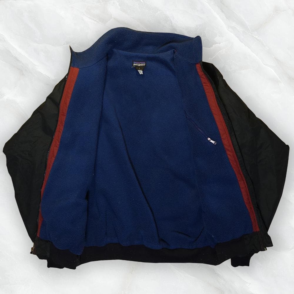Patagonia シェルドシンチラ ジャケット ブラック ブルー L
