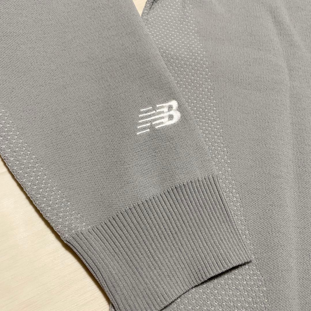 ニューバランス ゴルフ クルーネック ニット ストレッチ ロゴ プルオーバー