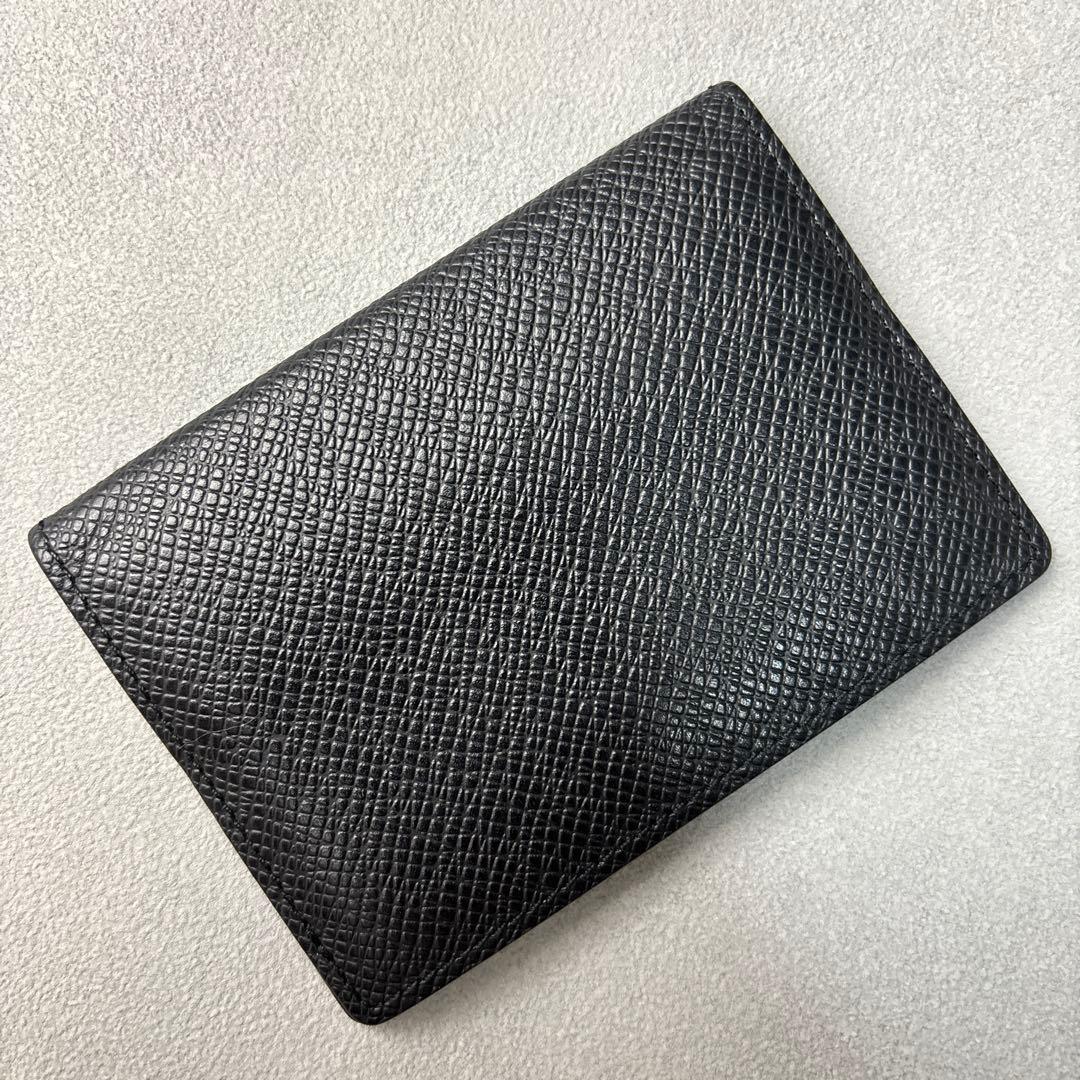 美品✨ペッレモルビダ カードケース 名刺入れ サフィアーノレザー 黒