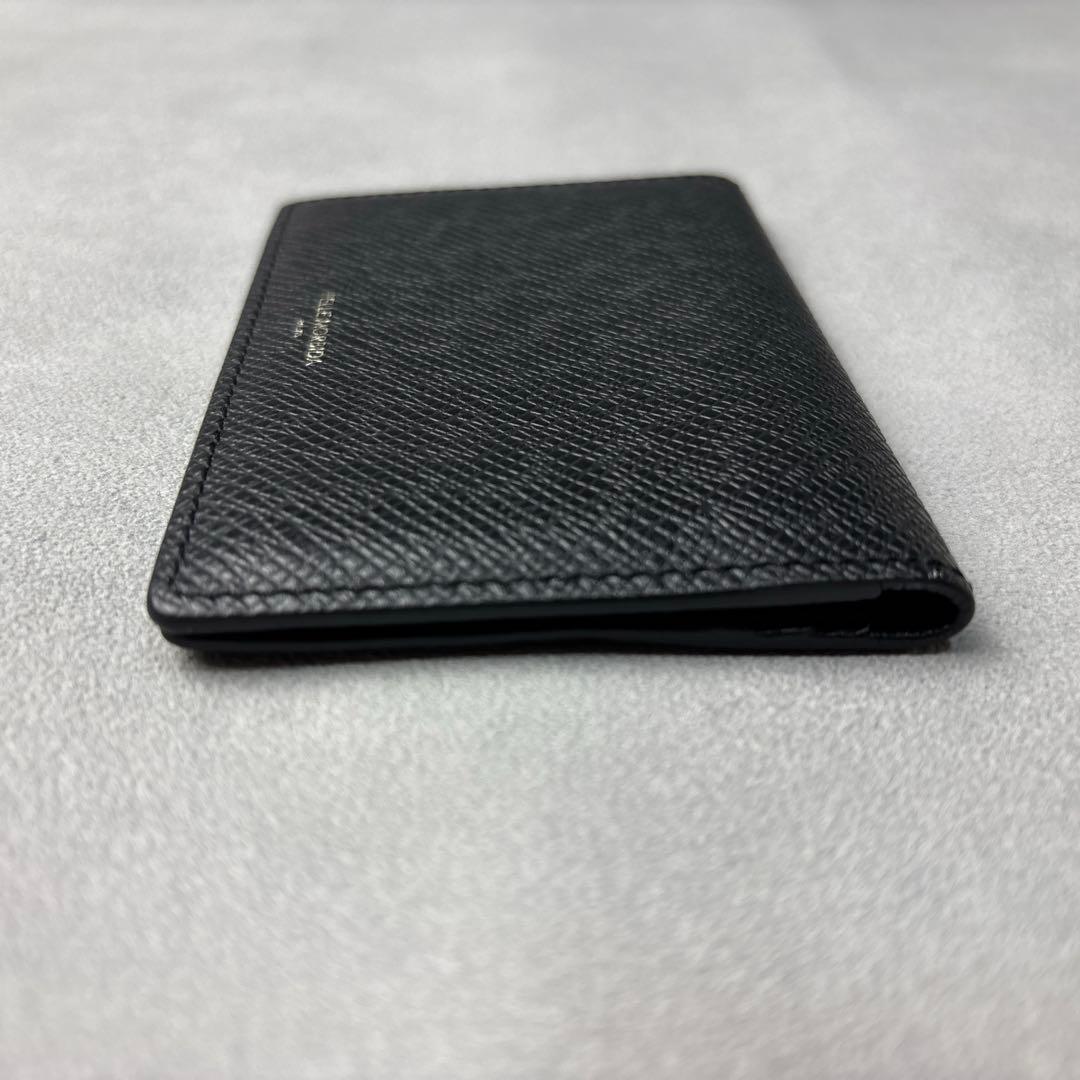 美品✨ペッレモルビダ カードケース 名刺入れ サフィアーノレザー 黒