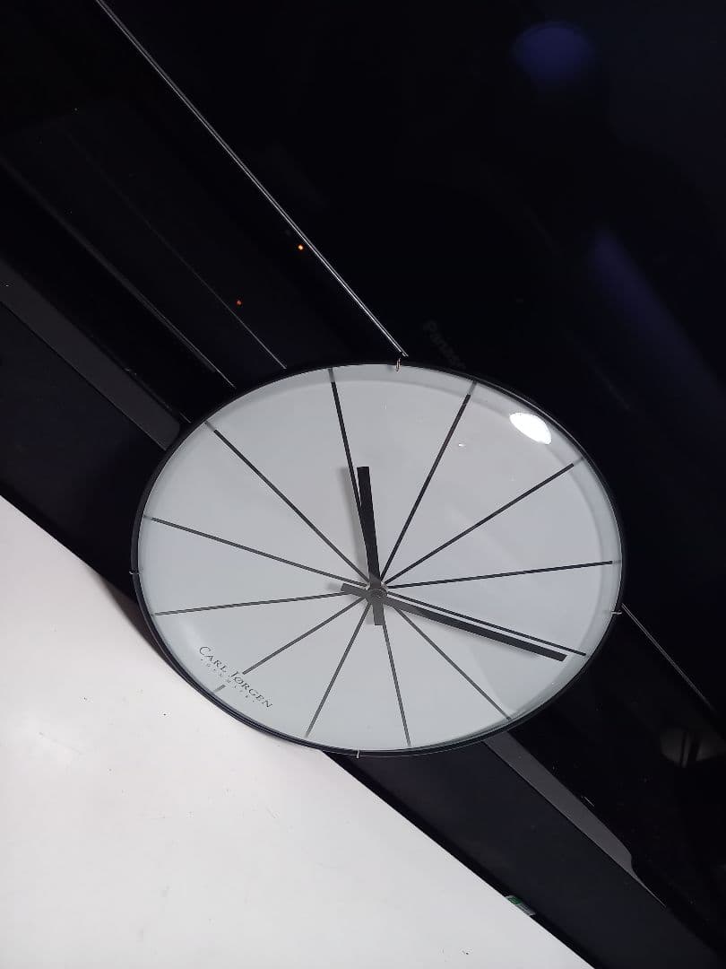 美品　デンマーク　CARL JORGEN　ポストモダン　ウォールクロック