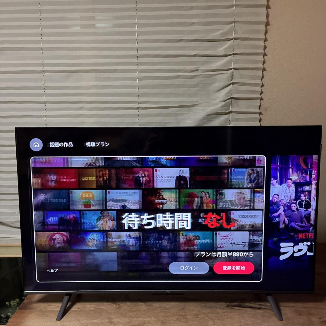 【お値下げOK】美品 TCL 量子ドット4K液晶テレビ 43C655