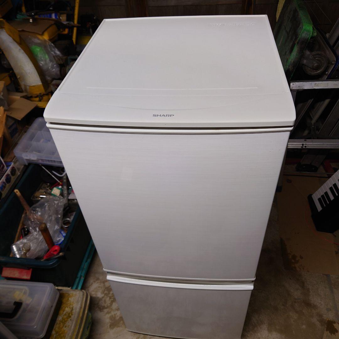 【良品】シャープ　2ドア冷蔵庫　2017年製　北陸のみ送料無料　付け替えドア