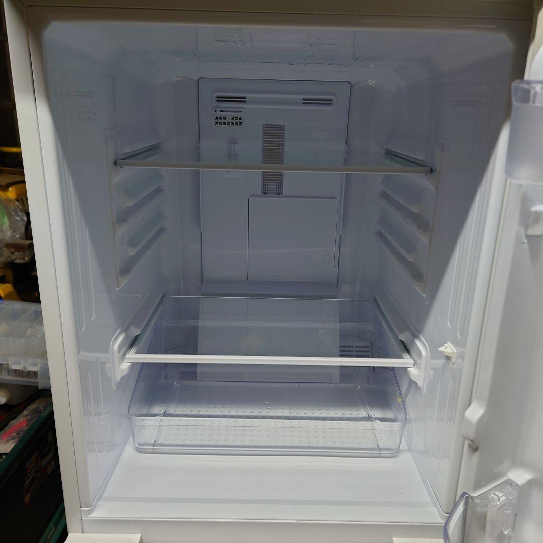 【良品】シャープ　2ドア冷蔵庫　2017年製　北陸のみ送料無料　付け替えドア