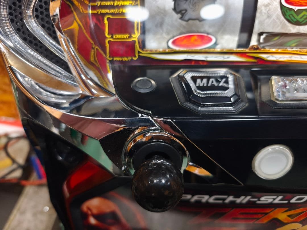 【本州送料込】パチスロ鉄拳4 メダル不要機付