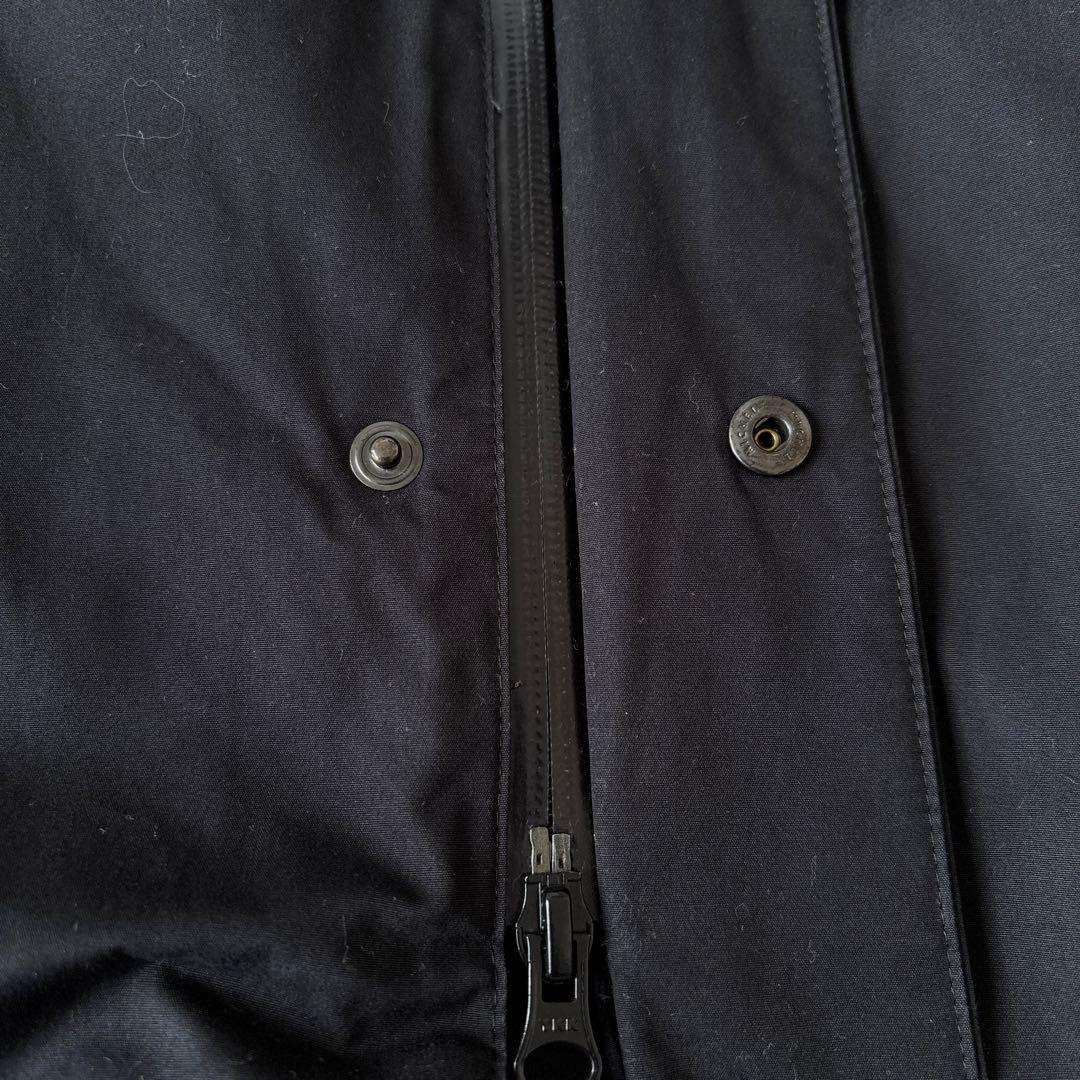 美品 ミスターオリーブ 日本製 河田ダウン ダウンモッズコート 黒MrOlive