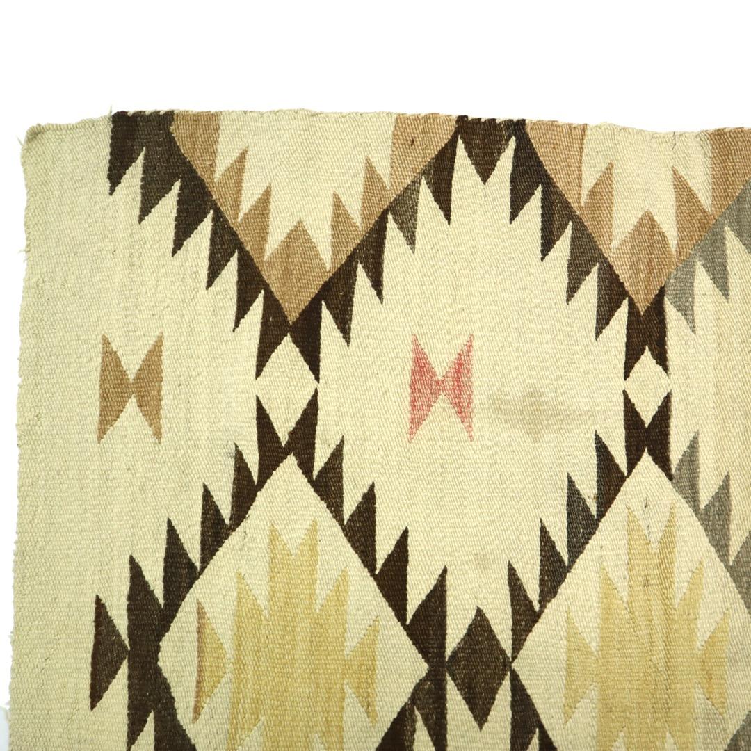 40s ビンテージ NAVAJOナバホ ラグ マット インディアン ブランケット