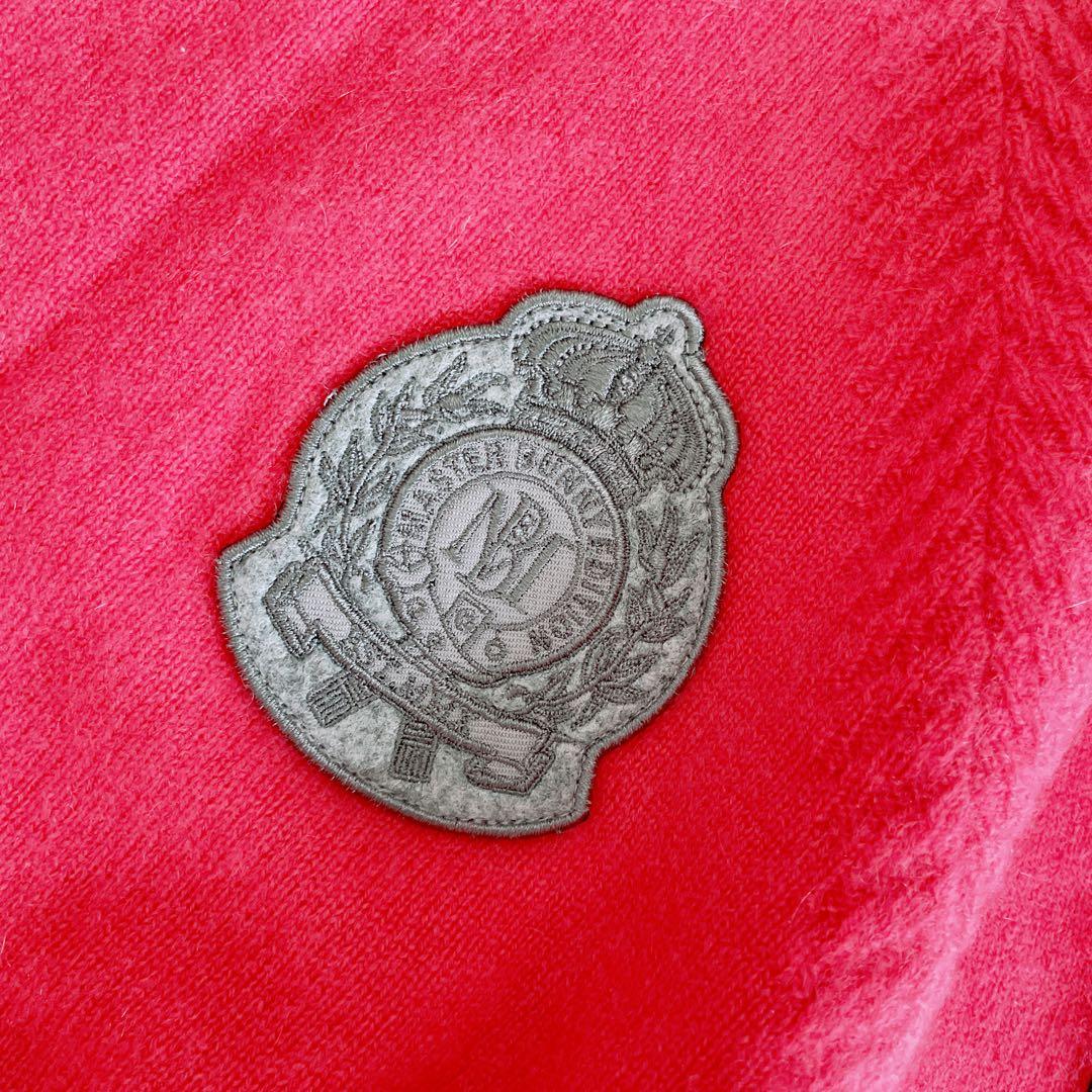 マスターバニーエディション カシミヤニットセーター 1/S ピンク ワッペン