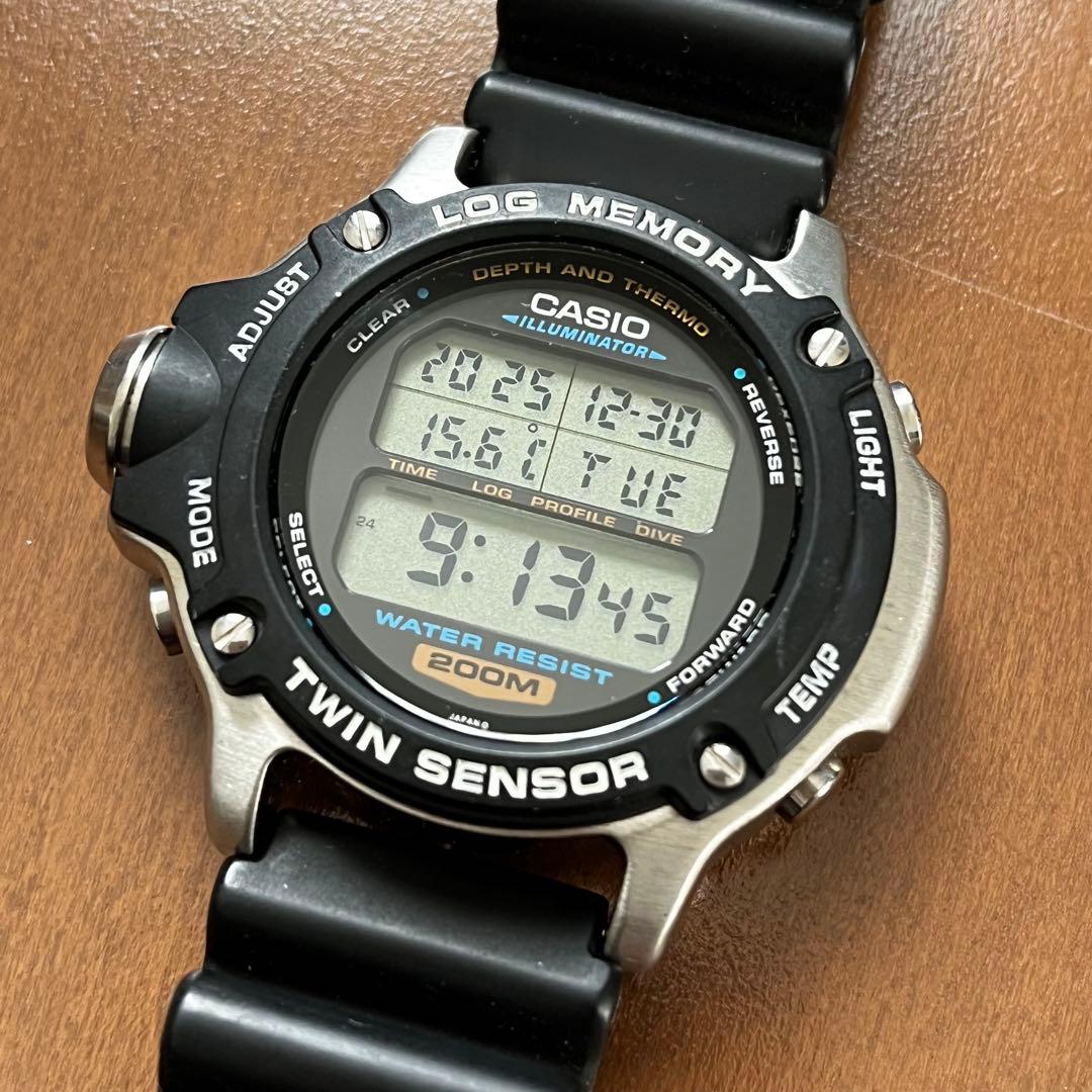 【美品】カシオ 潜水王 DEP-610 ログメモリー