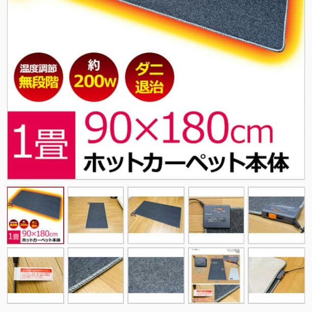 ホットカーペットタイマー付！