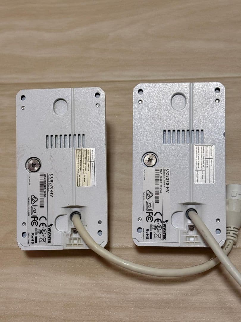 VIVOTEK CC8370-HV ドーム型防犯カメラ 2台セット