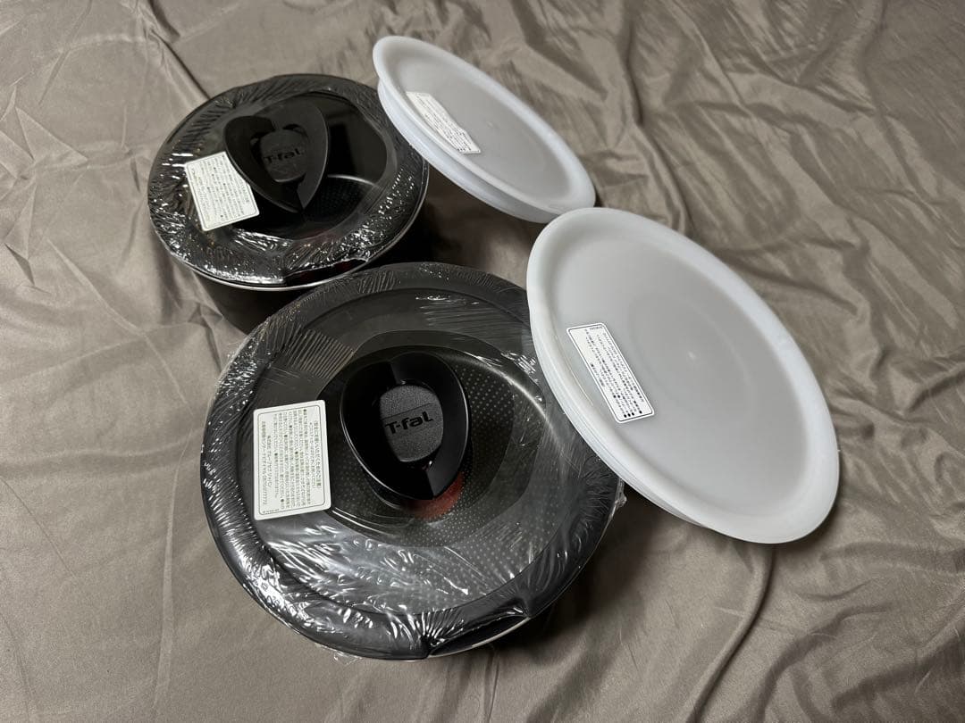 ティファール　IH非対応　フライパン ソースパン ９点セットT-fal ブラウン