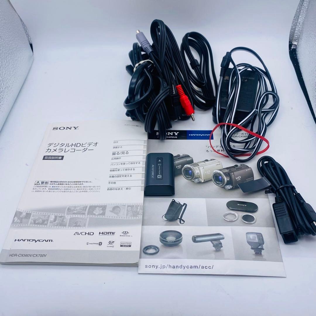 【動作確認済み】 SONY HANDYCAM HDR-CX560Vビデオカメラ